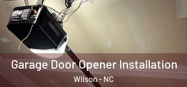  Garage Door Opener Installation Wilson - NC