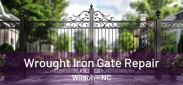Wrought Iron Gate Repair Wilson - NC